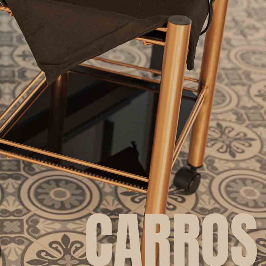 Carros auxiliares para baños de hotel
