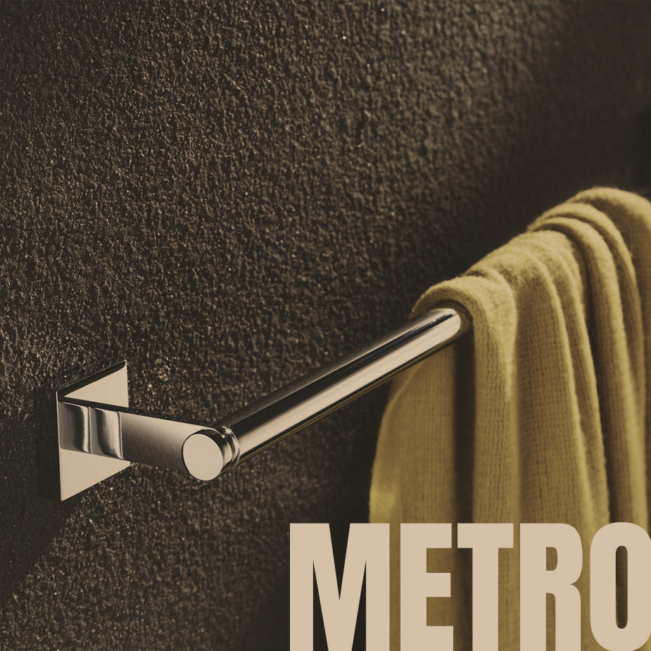METRO: accesorios de baño en latón para hoteles