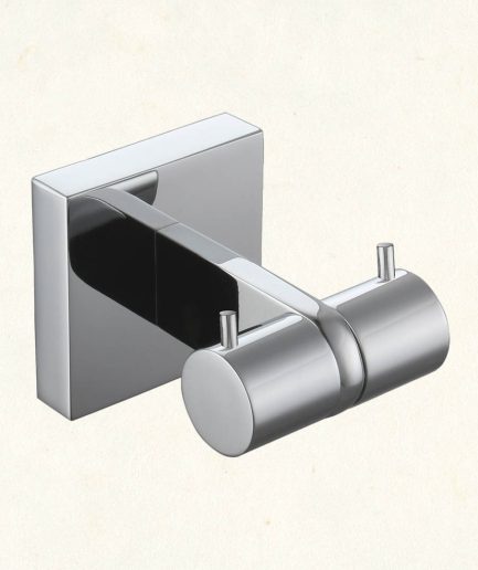 151400 | Percha doble METRO - Cromo brillo