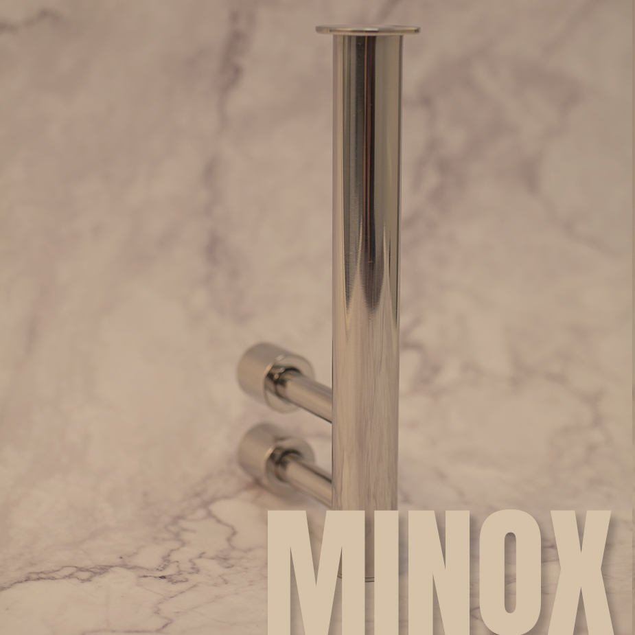 Minox: accesorios de acero inoxidable para baños de hotel
