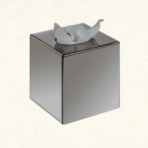 ABS Satin Finish Wipes Bucket Dispenser.