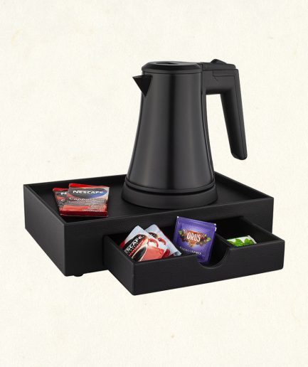 506324 | Tray with drawer - Black