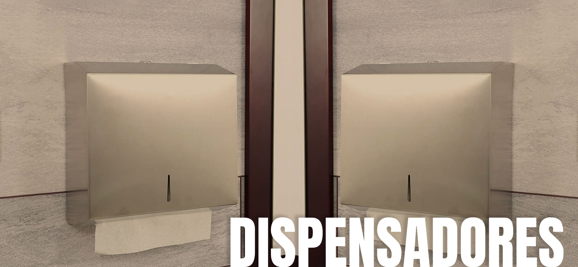 Dispensadores de papel y dispensadores de gel para zonas comunes de hoteles
