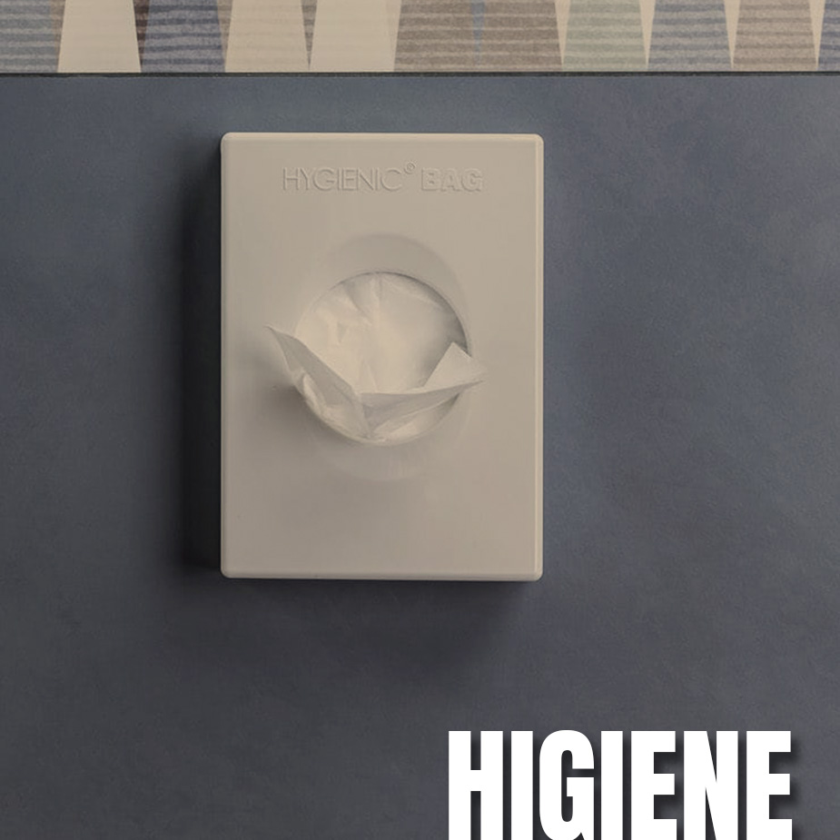 Accesorios higiene para baños de hotel