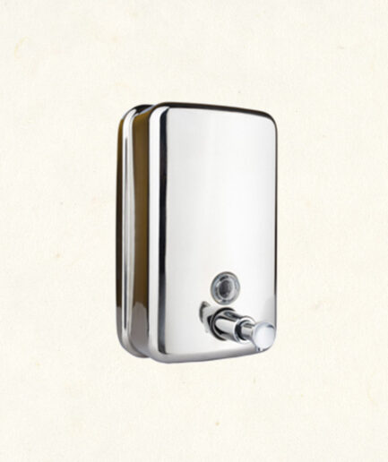 502300 | Vertical soap dispenser 1 L - Bright stainless steel