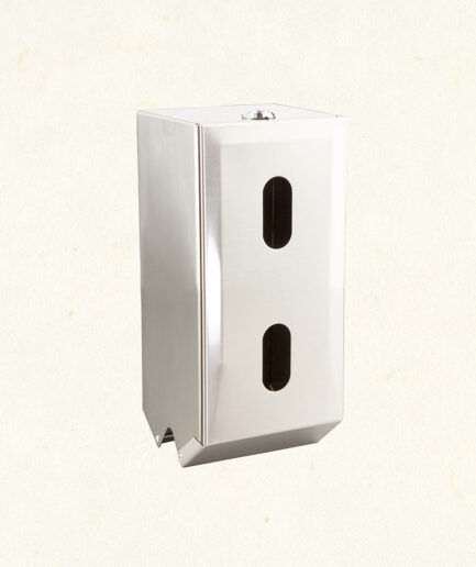 502512 | Double roll dispenser - Polished stainless steel