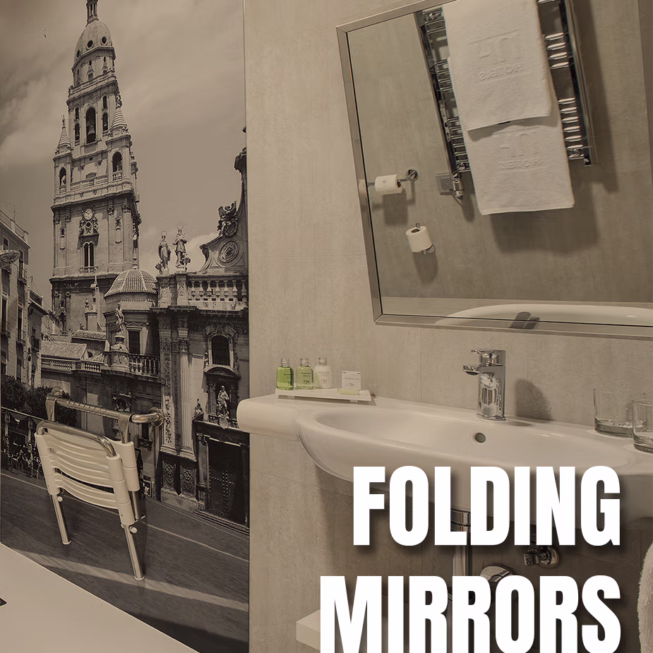 folding mirrors