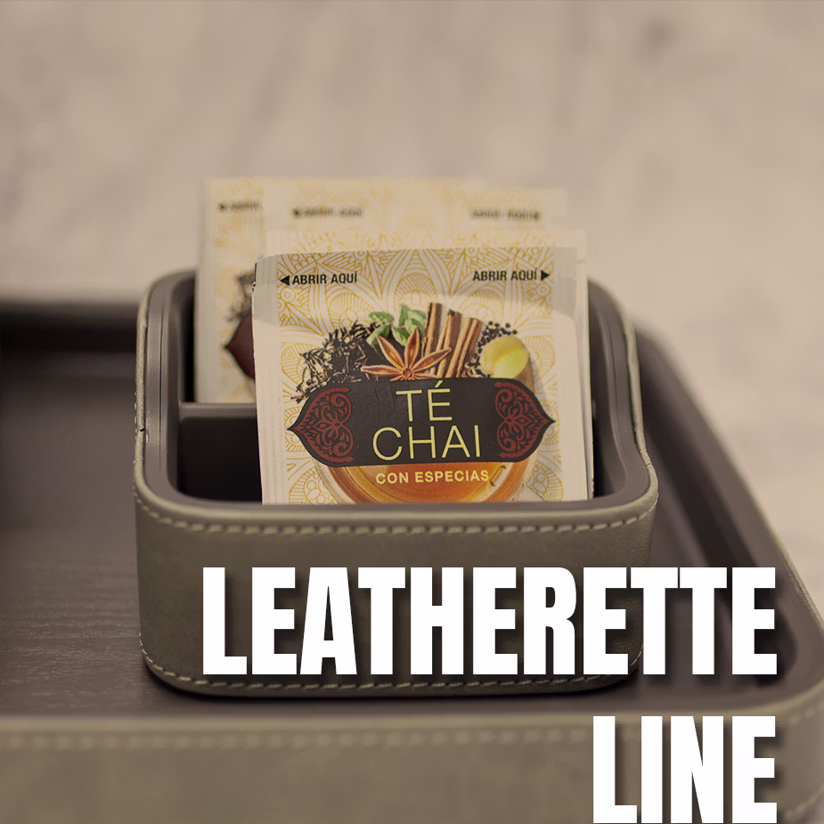 leatherette room accesories line