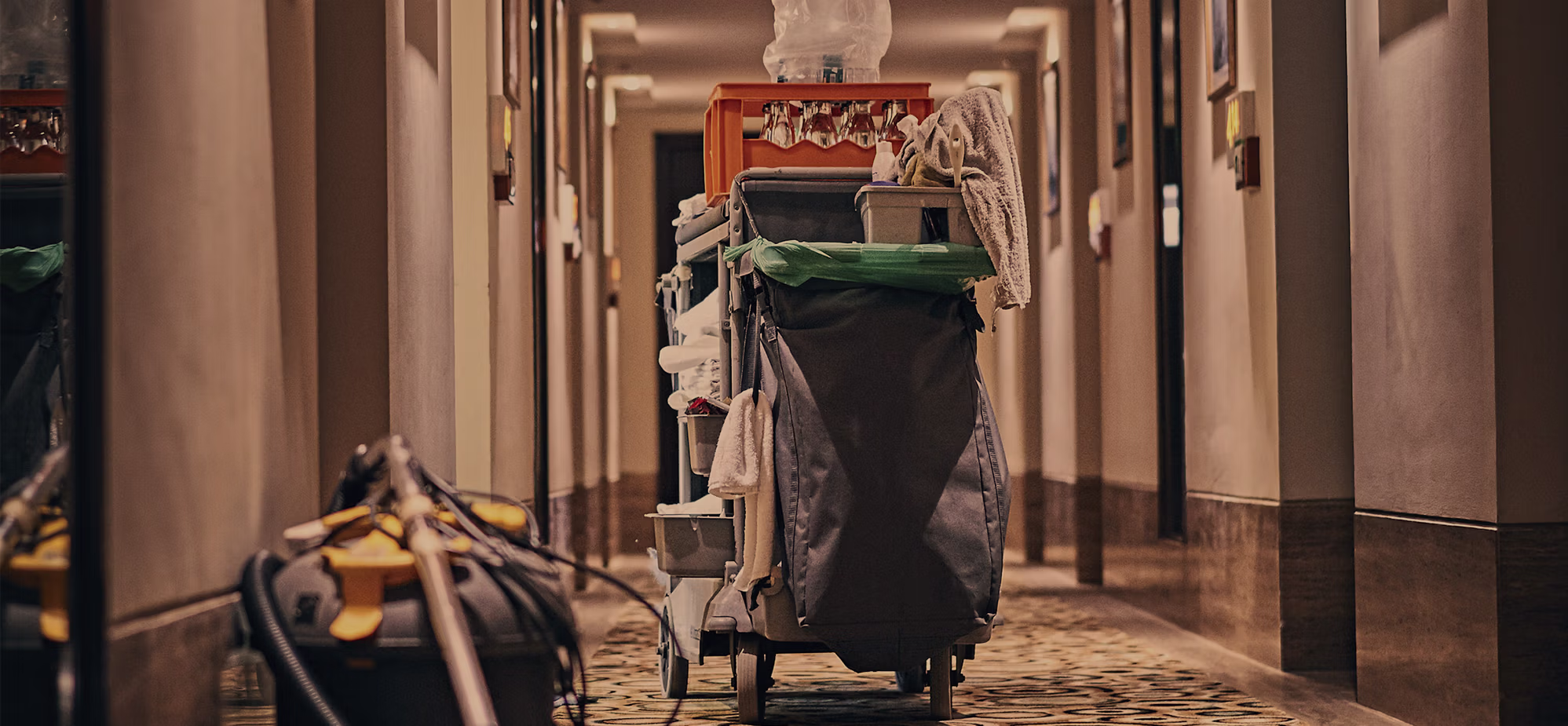 Carros de limpieza para hoteles